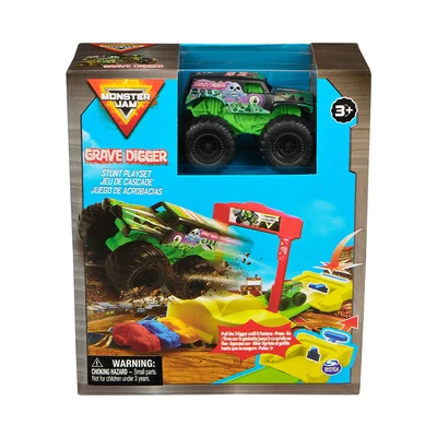 Gambar Monster Jam Mini Playset Grave Digger 1:72 - Mix