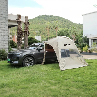 Gambar Montec Tenda Mobil Door Side - Cokelat Coffee