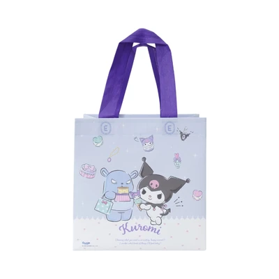 Gambar Ataru Sanrio Tas Belanja Laminated Kuromi - Ungu