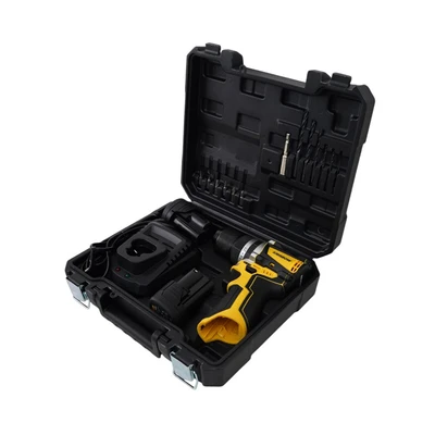 Gambar Krisbow Bor Impact Cordless 13 mm 12V IRCIDB122 - Kuning