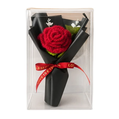 Gambar Pretty Missy Flower Bouquet Rose Medium - Hitam/Merah