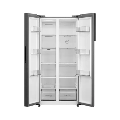 Gambar Toshiba Kulkas 4 Pintu Side By Side 460 Liter GR-RS600WI-PMF - Abu-Abu