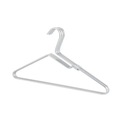 Gambar Stora Hanger Baju Basic Aluminium Curve 41 cm Set 5 pcs - Silver