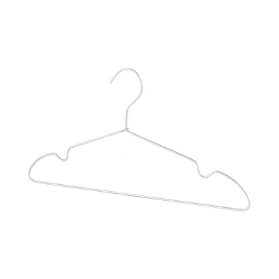 Gambar Stora Hanger Baju Basic Aluminium Notch 41 cm Set 5 pcs - Silver