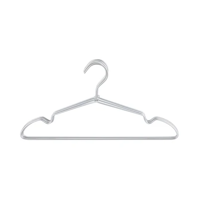 Gambar Stora Hanger Baju Basic Aluminium Notch 41 cm Set 5 pcs - Silver