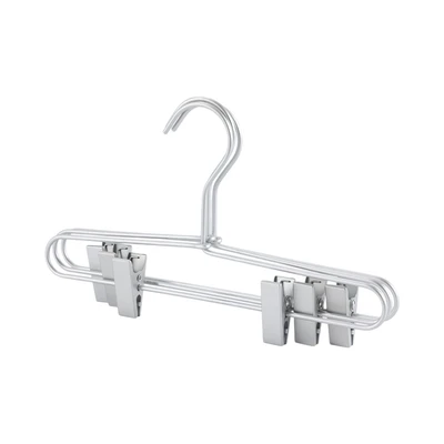 Gambar Stora Hanger Celana Klip Aluminium 30 cm Set 3 pcs - Silver