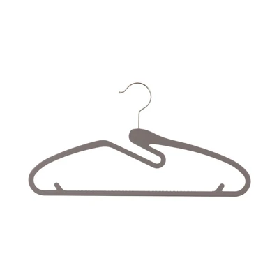Gambar Stora Hanger Baju Basic Plastik Curve 42 cm Set 5 pcs - Abu-Abu