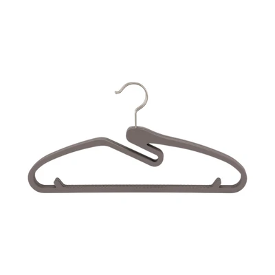 Gambar Stora Hanger Baju Basic Plastik Curve 42 cm Set 5 pcs - Abu-Abu