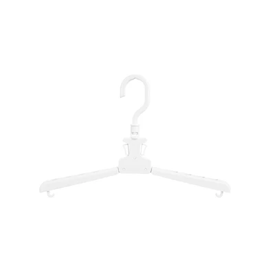 Gambar Stora Hanger Baju Portabel Plastik 38 cm Set 2 pcs - Putih