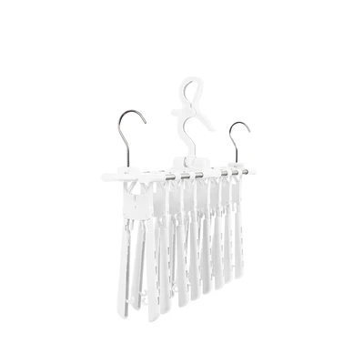 Gambar Stora Jemuran Baju Plastik Connected 8 Hanger - Putih