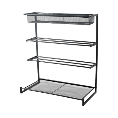 Jual Stora Rak Sepatu Dengan Storage 3 Tingkat 68 X 35 5 X 76 Cm Hitam ...
