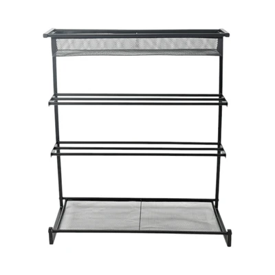 Jual Stora Rak Sepatu Dengan Storage 3 Tingkat 68 X 35 5 X 76 Cm Hitam ...