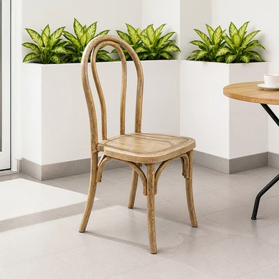 Gambar Soleil Kursi Bentwood Resin - Cokelat Chestnut