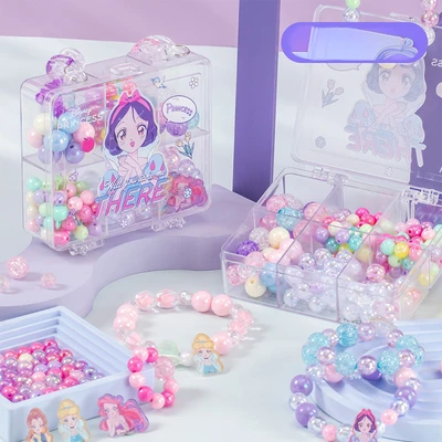 Gambar Disney Set DIY Beads Aksesoris Anime Princess - Mix