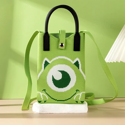 Gambar Disney Tas Selempang Anak Monster Mike - Hijau