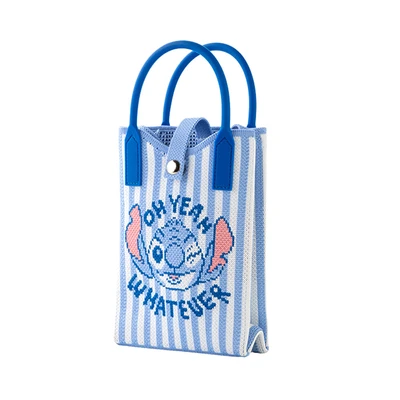 Gambar Disney Tas Selempang Anak Stitch - Biru/Putih