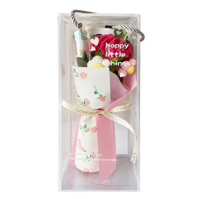 Gambar Pretty Missy Flower Bouquet Freesia - Pink/Merah