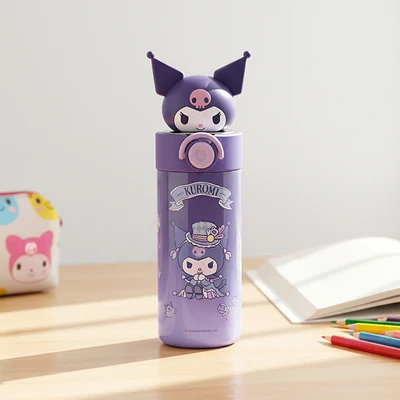 Gambar Sanrio Kuromi Botol Vacuum Flask Stainless Steel 316 450 ml - Ungu