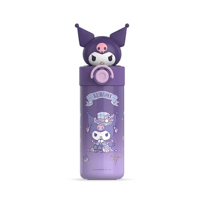 Gambar Sanrio Kuromi Botol Vacuum Flask Stainless Steel 316 450 ml - Ungu