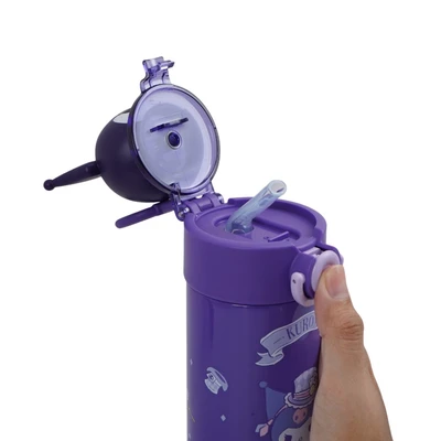 Gambar Sanrio Kuromi Botol Vacuum Flask Stainless Steel 316 450 ml - Ungu