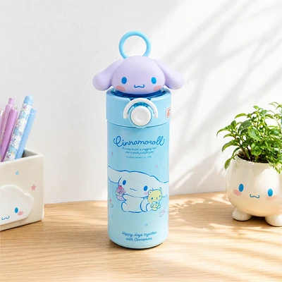 Gambar Sanrio Cinnamoroll Botol Vacuum Flask Stainless Steel 316 450 ml - Biru