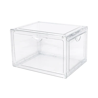Gambar Stora Kotak Sepatu Double Door 36x28x20 cm Transparan