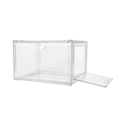 Gambar Stora Kotak Sepatu Double Door 36x28x20 cm Transparan