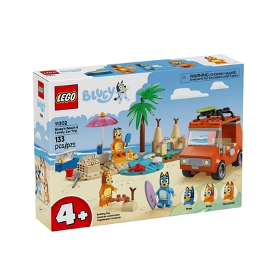 Gambar LEGO Blueys Beach & Family Car Trip Set 133 pcs 11202 - Mix