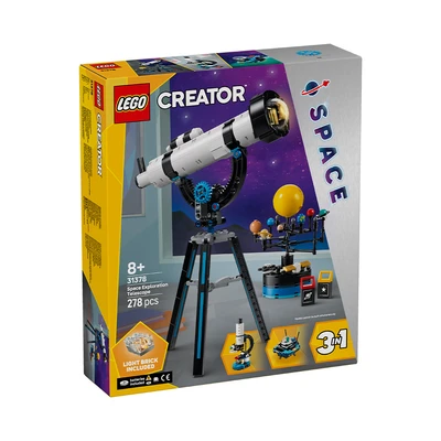 Gambar LEGO Creator 3 in 1 Space Exploration Telescope Set 278 pcs 3137