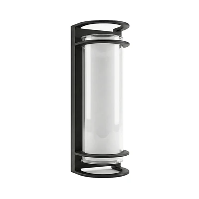 Gambar Informa Leo Lampu Dinding Indoor & Outdoor IP65 15.7x11.8x42.6 cm - Hitam