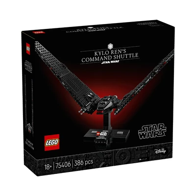 Gambar LEGO Star Wars Kylo Rens Command Shuttle Set 386 pcs 75406 - Hitam