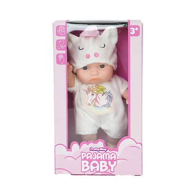 Gambar Pretty Missy Boneka Bayi Pajama Unicorn - Putih