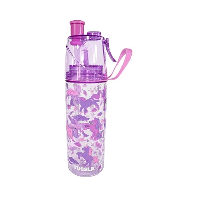 Gambar Tusslr Botol Minum Tumbler Anak Plastik Unicorn 550 ml - Ungu/Pink