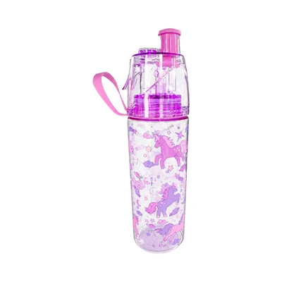 Gambar Tusslr Botol Minum Tumbler Anak Plastik Unicorn 550 ml - Ungu/Pink