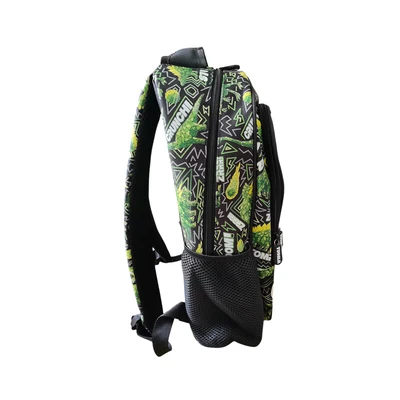 Gambar Tusslr Tas Ransel Anak Dinosaur - Hitam/Hijau