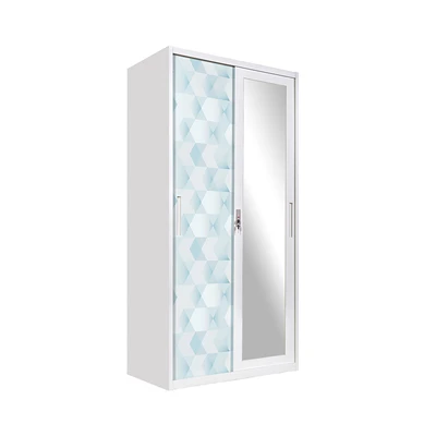 Gambar Informa Lucy Lemari Pakaian Sliding 2 Pintu - Biru