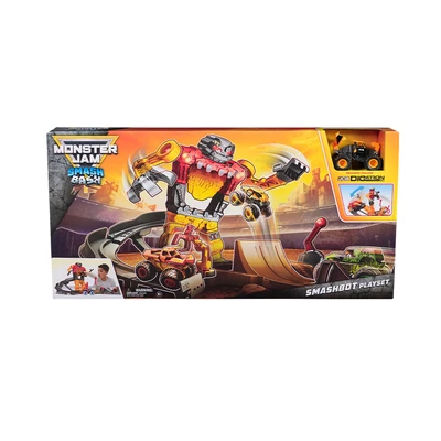 Gambar Monster Jam Smash Bash Playset Smashbot - Mix