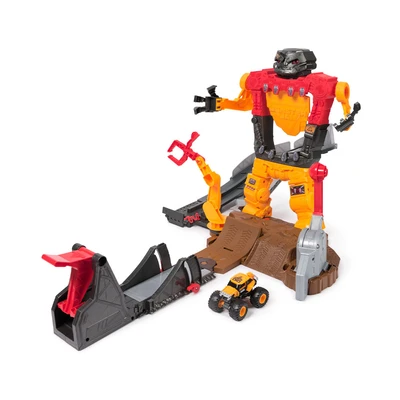 Gambar Monster Jam Smash Bash Playset Smashbot - Mix