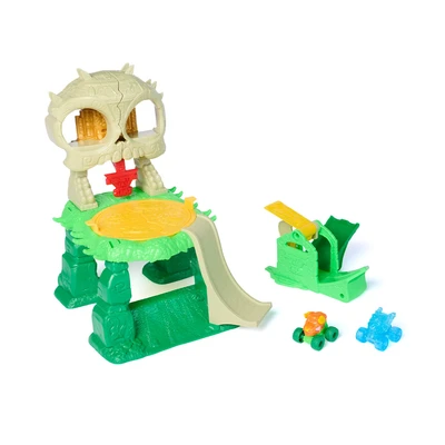 Gambar Monster Jam Mini Jams Playset Crash N Crumble Jungle - Mix