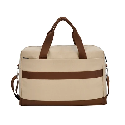 Gambar Azko Terra Essentials Tas Duffle Medium - Krem/Cokelat