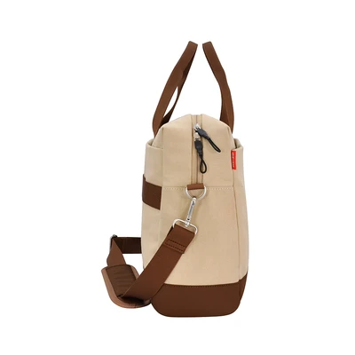 Gambar Azko Terra Essentials Tas Duffle Medium - Krem/Cokelat