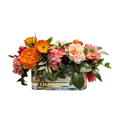 Gambar Forhom Bunga Artifisial Serene Living Centerpiece Dengan Pot 45x15x20 cm - Mix