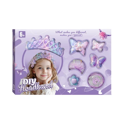 Gambar Pretty Missy Set DIY Headband & Hairclip - Ungu