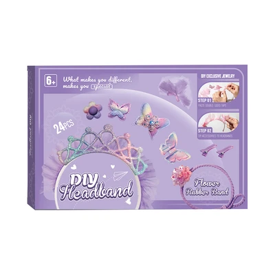Gambar Pretty Missy Set DIY Headband & Hairclip - Ungu