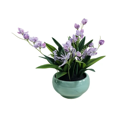 Gambar Informa Bunga Artifisial Orchid 21x21x41 cm - Ungu