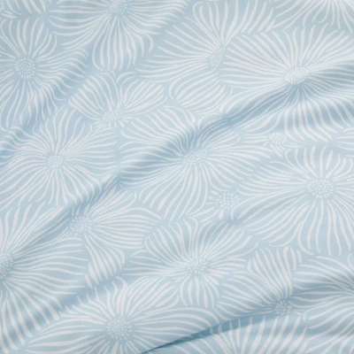 Gambar Informa 170x210 cm Bed Cover Cooling Print Flora - Biru