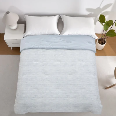 Gambar Informa 170x210 cm Bed Cover Cooling Print Forme - Abu-Abu