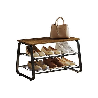 Jual Stora Rak Sepatu Dengan Bench 1 Tingkat 80x38x48 cm - HItam ...