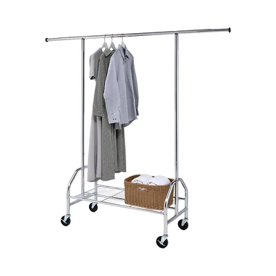 Gambar Stora Gantungan Pakaian Single Extendable Heavy Duty - Silver