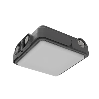 Gambar Powerlite Lampu Darurat LED Solar Panel 6000 mAh 12 Watt - Hitam